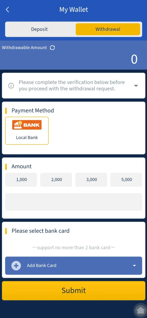 Choose a convenient MostPlay withdrawal option.